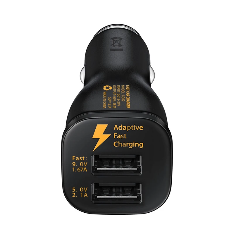Быстрая зарядка 5V 9V Dual USB Автомобильное быстрое зарядное устройство адаптер для