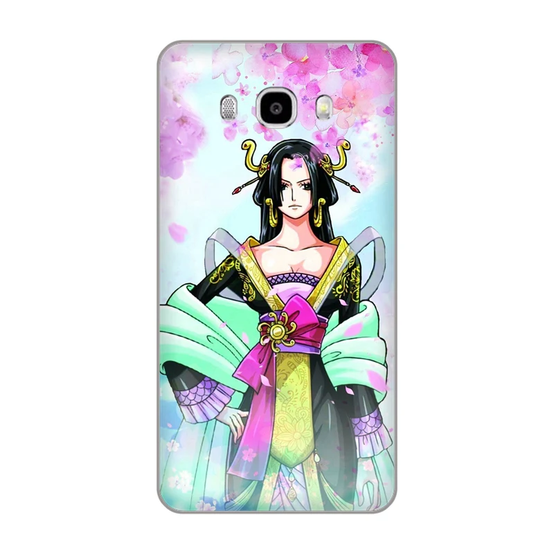 Boa Hancock one piece female emperor Soft TPU Phone case For Samsung Galaxy A3 A5 A7 ON5 ON7 2016-17 NOTE9 S10 LITE PLUS Shell |