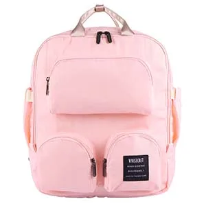 9002-Pink2 Сумка-подгузник для мамы и ребенка, рюкзак для путешествий, сумка для кормления, сумка для ухода за ребенком, переносная водонепроницаемая сумка - Цвет: 9002-Pink2