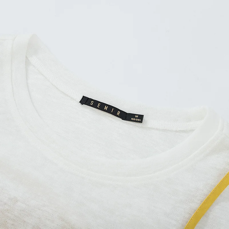 SEMIR платье лето 2019 новинка двухкомпонентное на бретелях вышивка сказочные