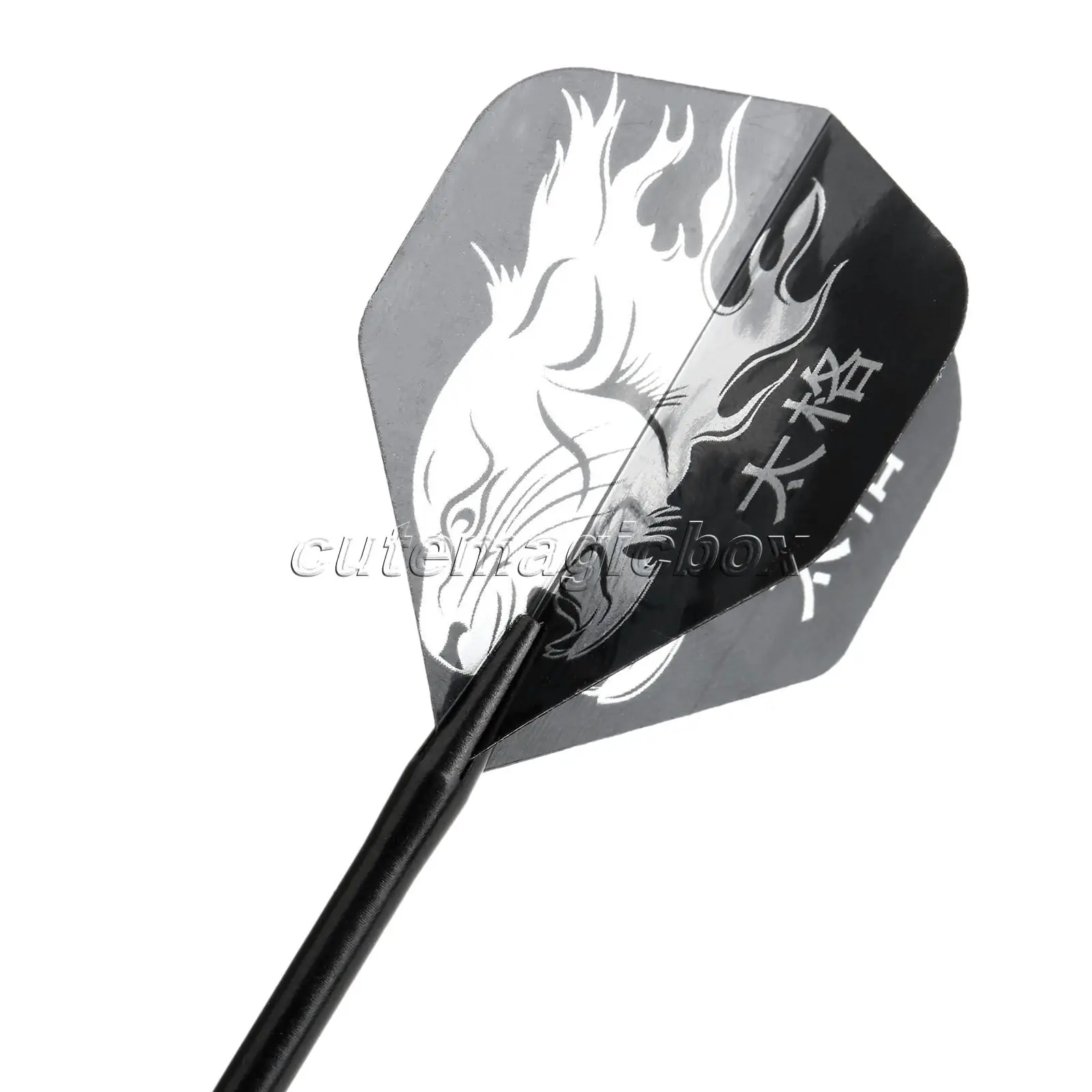 Профессиональный 3 шт./компл. Сталь дротики с игольчатым наконечником черный