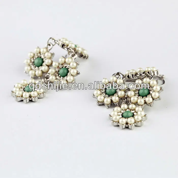 New Designer 2019 Fashion Jewelry Wholesale Chandelier Pearl Flowers Earrings for Women | Украшения и аксессуары