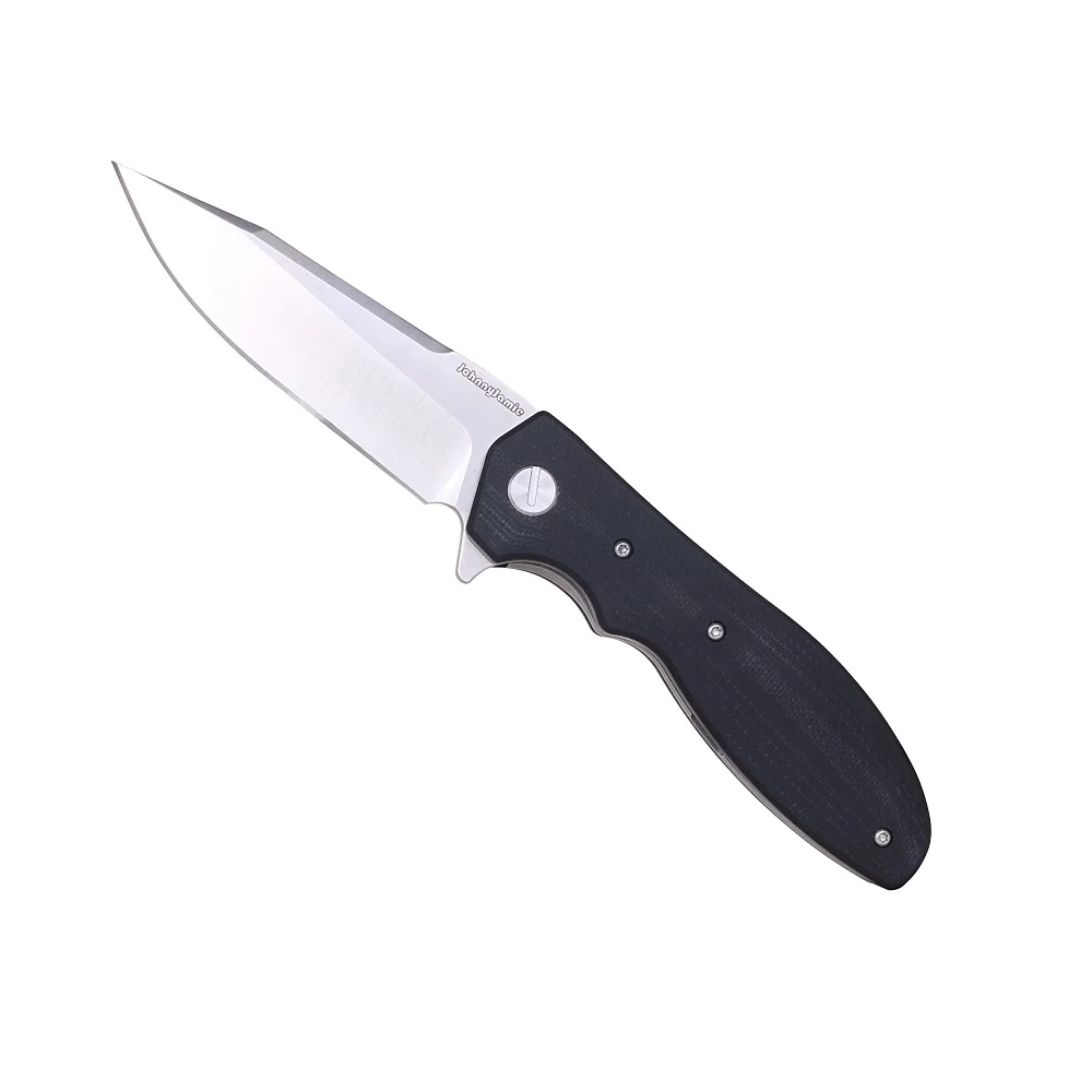 JohnnyJamie Zeta model 5 Tactical Ball bearing Folding Knife D2 blade G10 Handle EDC Knifes |
