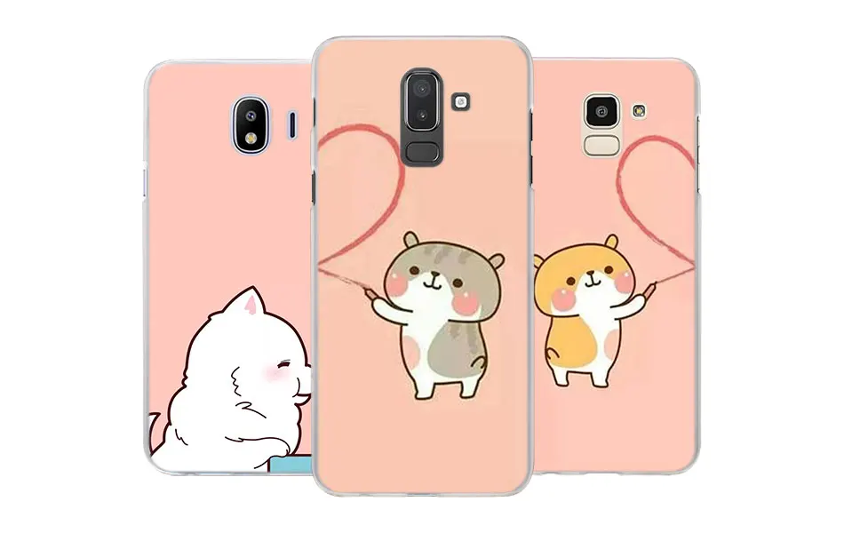 Каваи Шиба корги собака Телефон чехол s для samsung Galaxy J4 J6 Plus J3 J7 J8 C2 Core J5 J7 Prime Жесткий PC Coque чехол