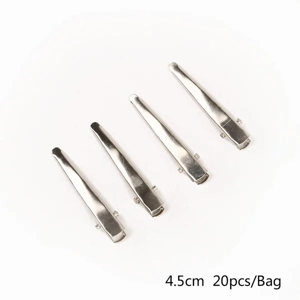 04 rhodium 20 шт./лот, новинка, корейский стиль, для детей, для взрослых, Модный черный родий, заколка для волос, заколка для волос, для девочек, для женщин, аксессуары для волос, материал, сделай сам - Цвет: 04 rhodium