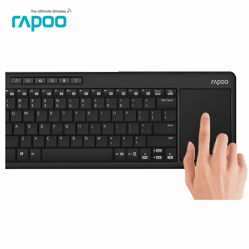 Оригинальная ультра тонкая беспроводная мини-клавиатура Rapoo K2600 2 4 ГГц RF с