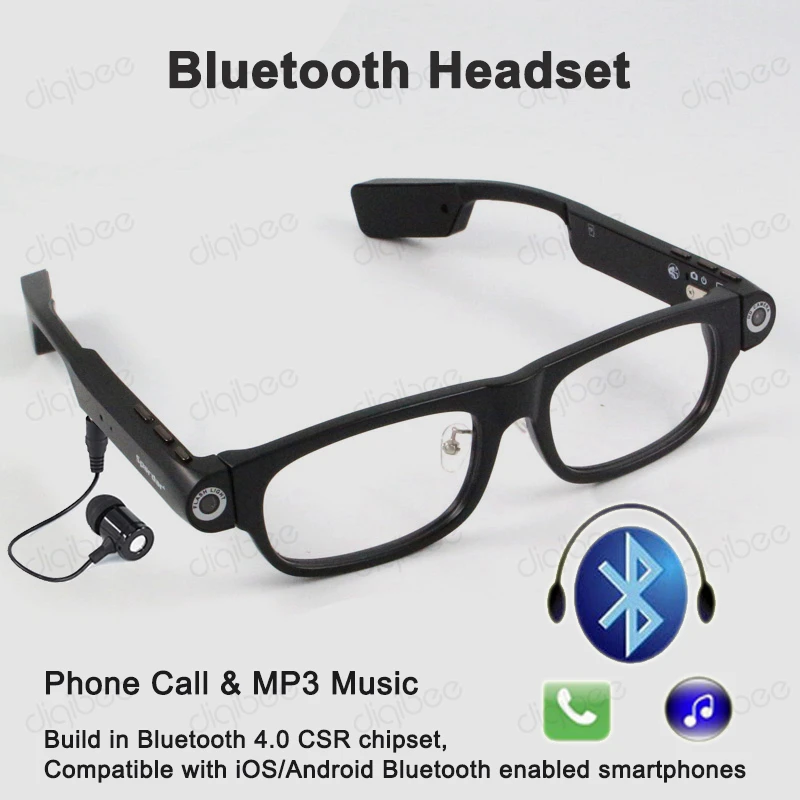 Уличная спортивная Цифровая Bluetooth гарнитура умные солнцезащитные очки