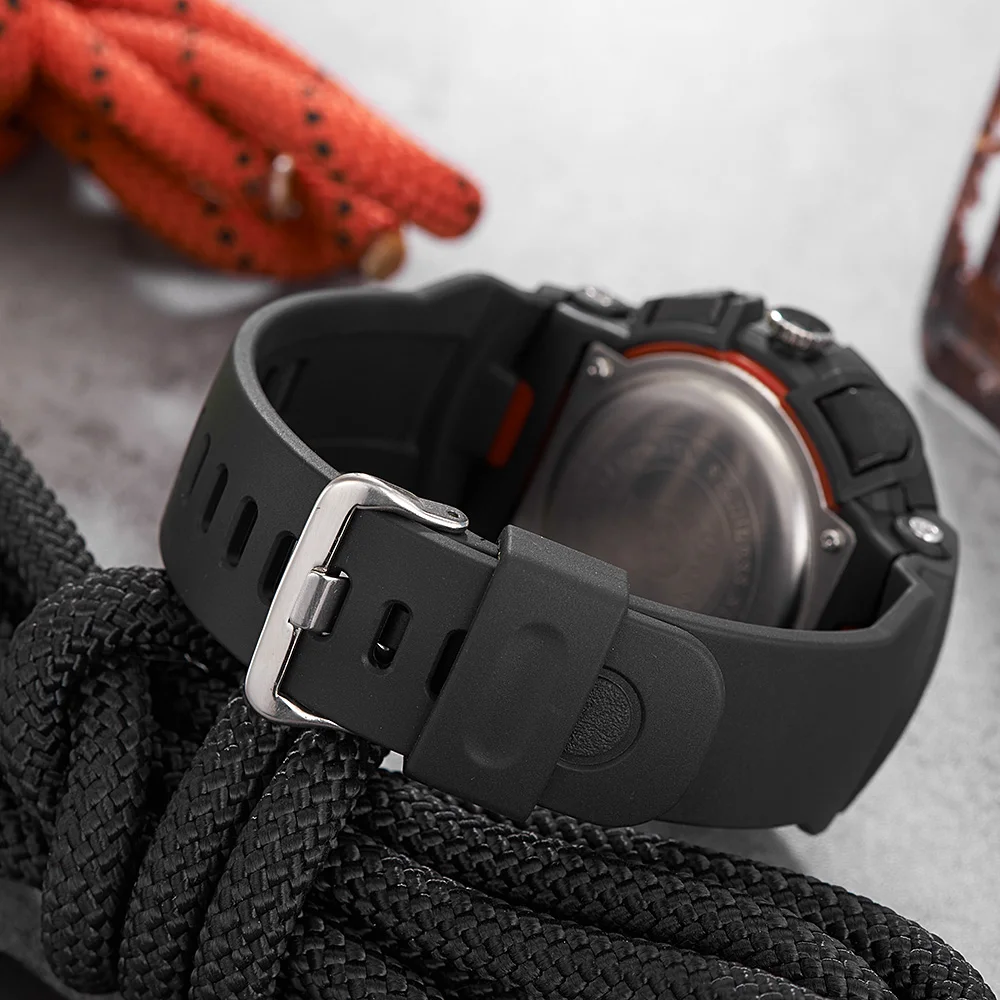 Модный бренд OHSEN мужские спортивные часы военные кварцевые цифровые 5 АТМ для