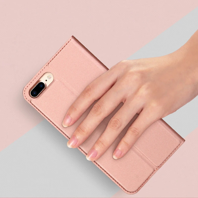 Чехол для мобильного телефона с откидной крышкой iPhone X 7 8 Plus 6 6s 5S SE Кожаные чехлы