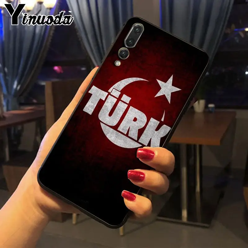 Yinuoda флаг Турции волк Мягкий силиконовый чехол для телефона huawei p20 pro p20lite mate10pro nova3i