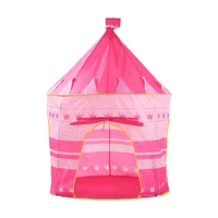 yard foldable castle tent for kids children pink purple 105135cm portable teepee tents castle playhouses toy tents garden kids