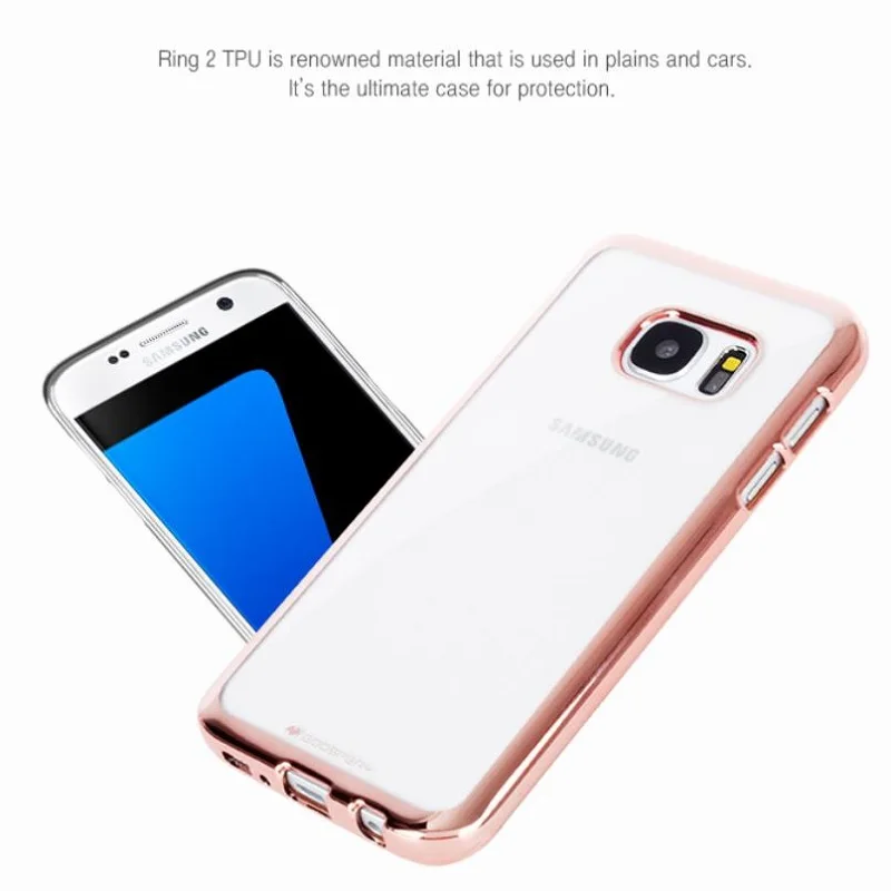 Оптовая продажа mercury goospery для SAMSUNG GALAXY NOTE 8 5 S7 S8 S9 EDGE PLUS RING 2 JELLY прозрачный чехол