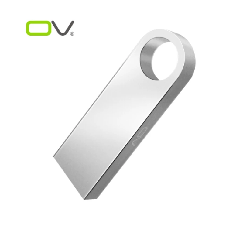 Флеш накопитель OV 8 ГБ 16 32 64 usb 2 0 интерфейс U диск серебристый металл прочный