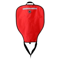 deluxe nylon 50lbs salvage lift bag with dump valve scuba diving accessories 27 56 x 20 87 inch redyellow