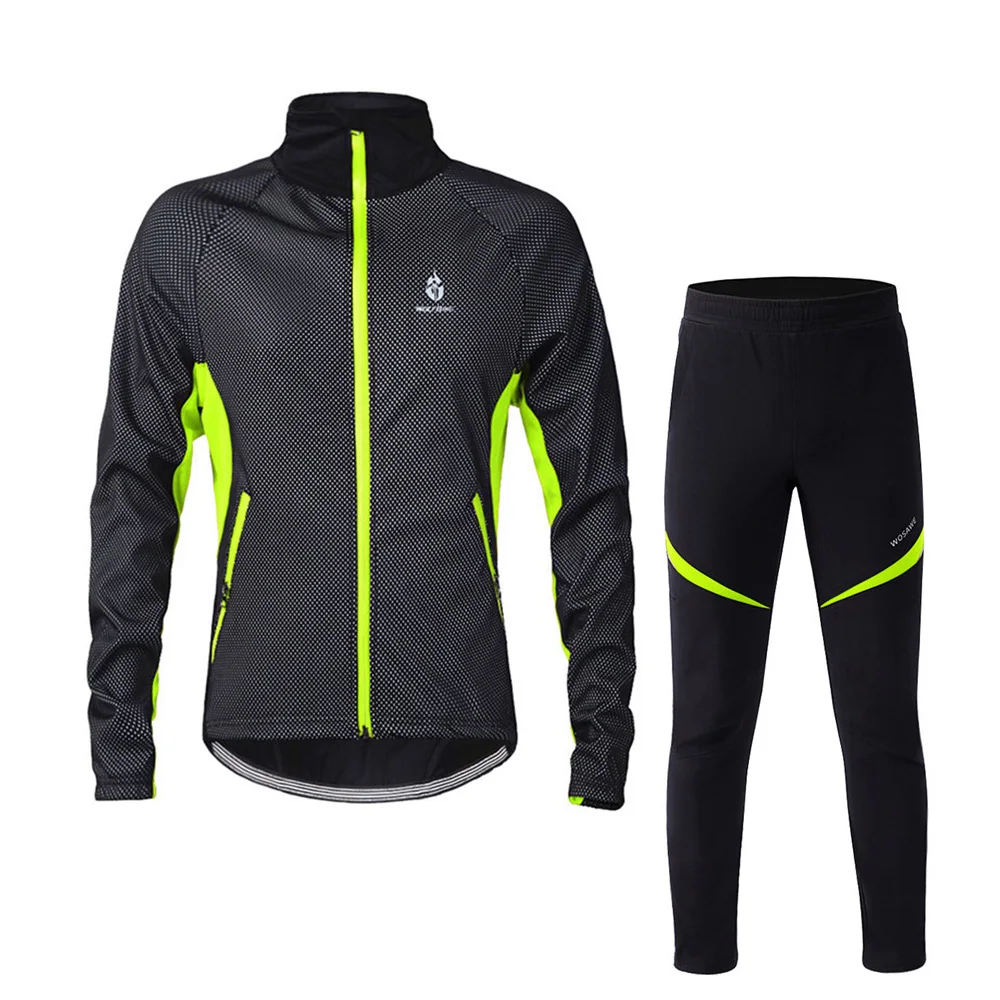 Женская велосипедная куртка WOSAWE теплая флисовая зимняя для езды на велосипеде