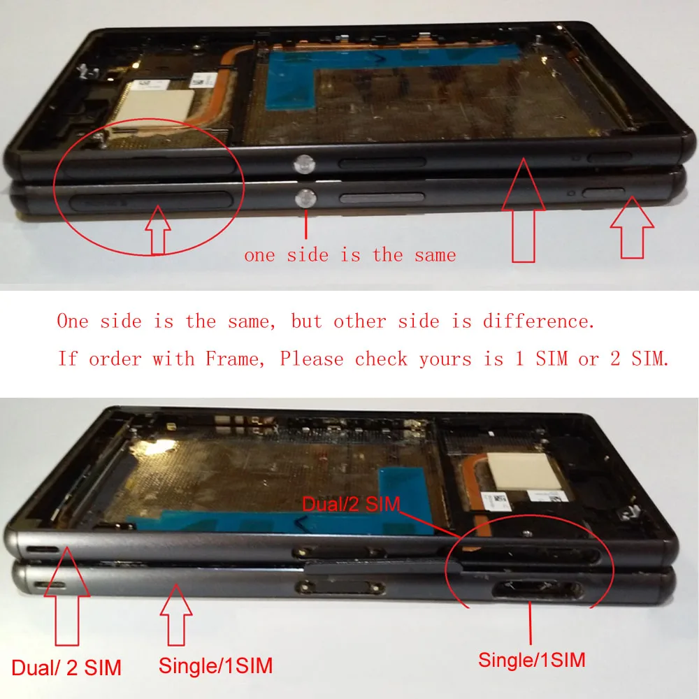 Оригинальный ЖК-экран для sony Xperia Z3 1920x1080 5 2 ''для сенсорный экран D6603 D6633 D6653 L55T +