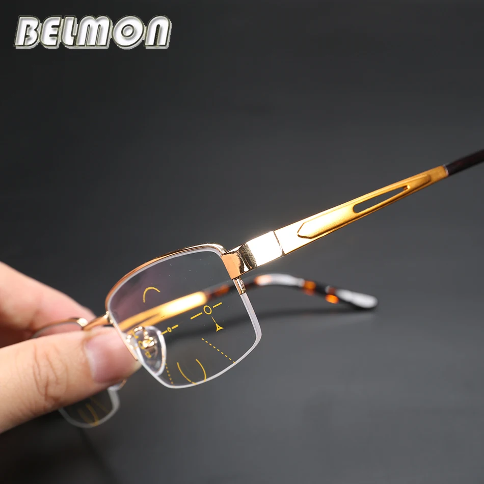 Мужские очки для чтения BELMON многофокальные прогрессивные дальнозоркости с