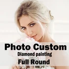 Фото на заказ! Частный заказ! 5D алмазная живопись своими руками! Сделать свой собственный алмазов картина полный набор для рисования с круглыми камнями и полотном Стразы Вышивка