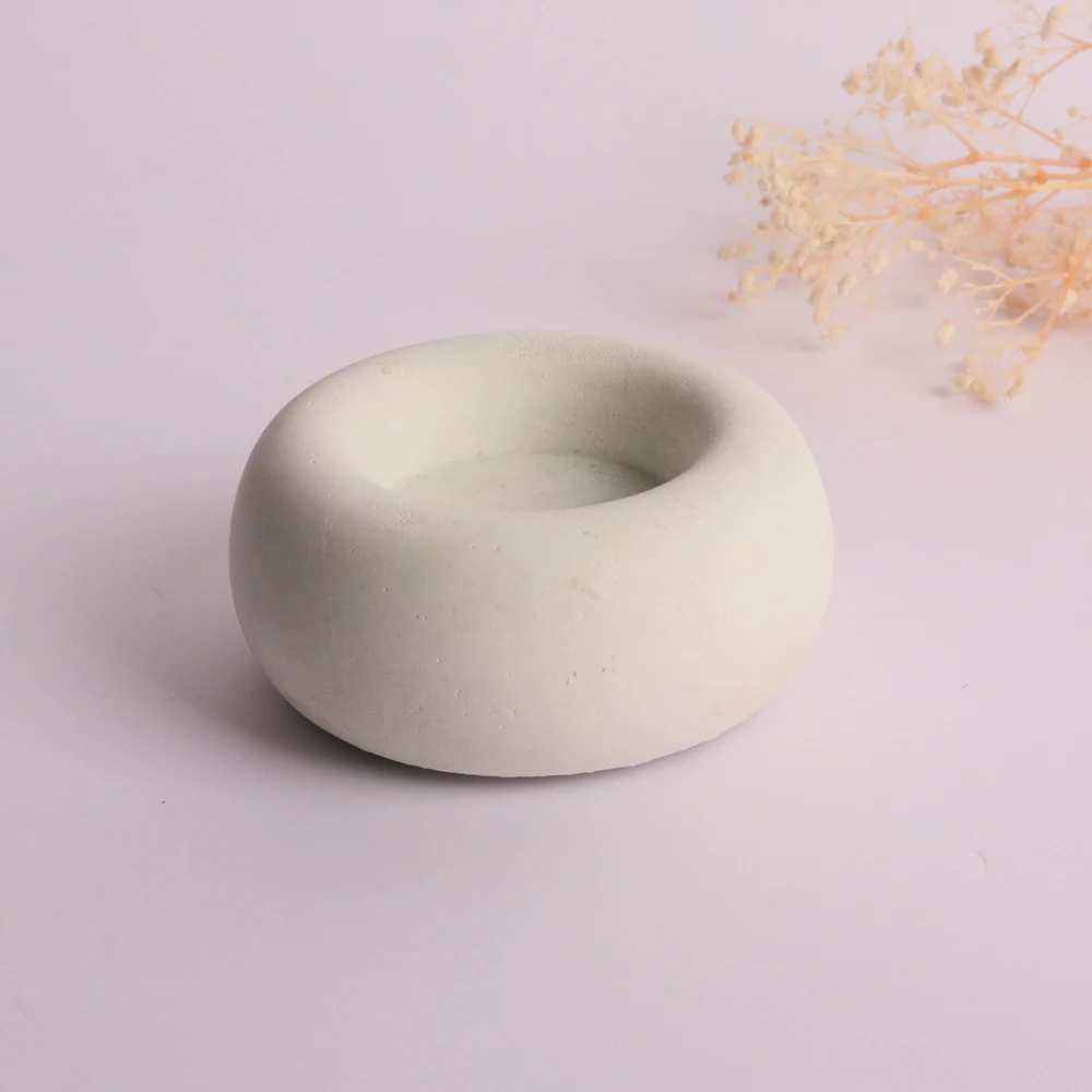 Loft novelty romantic candlestick cement simple wind home decoration candlelight dinner props | Дом и сад
