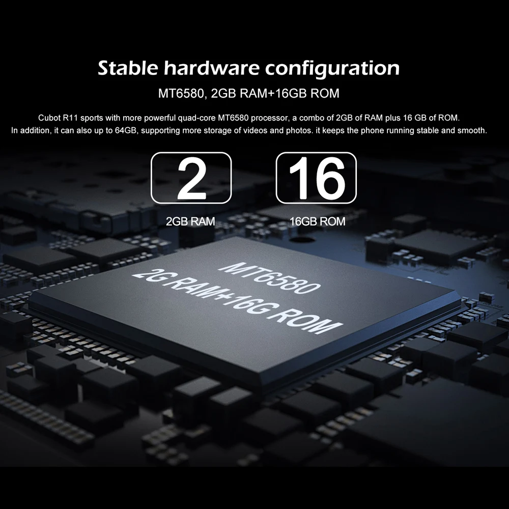 CUBOT R11 3G WCDMA отпечатков пальцев 18:9 HD+ мобильный телефон 5,5 ''8-Core 2 GB 16 GB передняя 8MP сзади 13+ 2мп камеры смартфон
