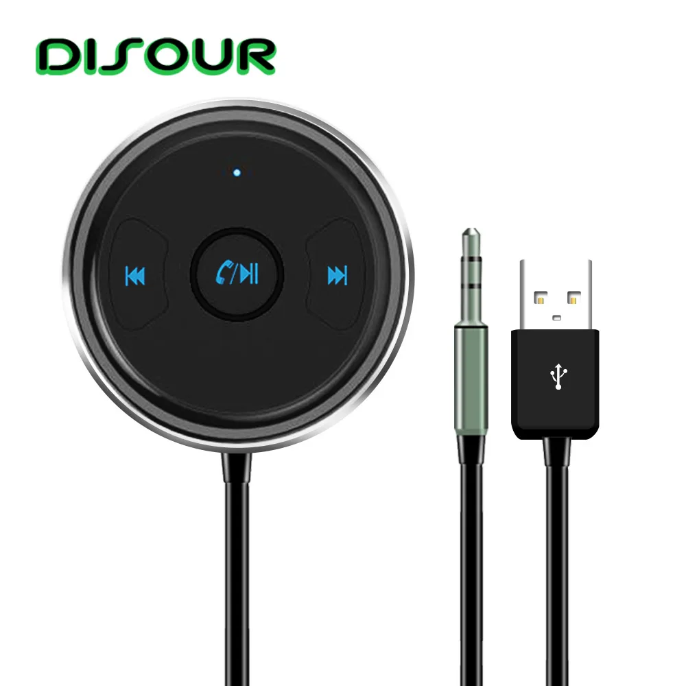 DISOUR CSR V4.1 Bluetooth приемник автомобильный комплект Handfree 3 5 мм разъем шумоподавление
