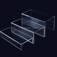clear jewelry display risers acrylic stand holder showcase fixtures 3 6 9cm height