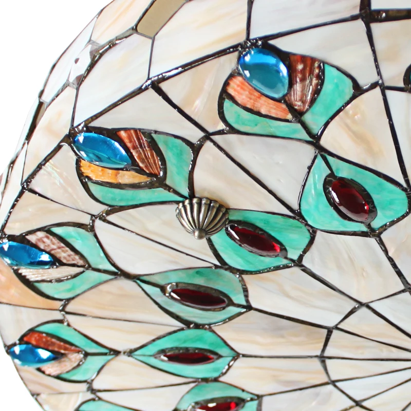 Витражный Потолочный Светильник Тиффани 50 см лампа для гостиной спальни балкона