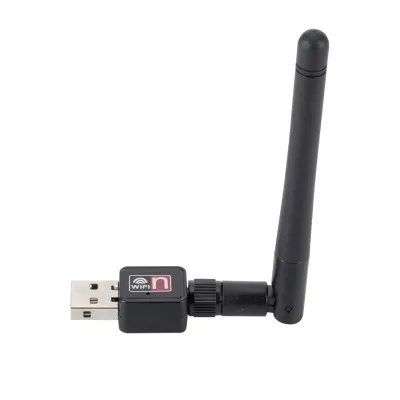 A Rovtop мини USB WiFi адаптер 150 Мбит/с 2 дБ WiFi ключ MT7601 Wi-Fi приемник беспроводная сетевая карта 802.11b/n/g антенна Ethernet - Цвет: A