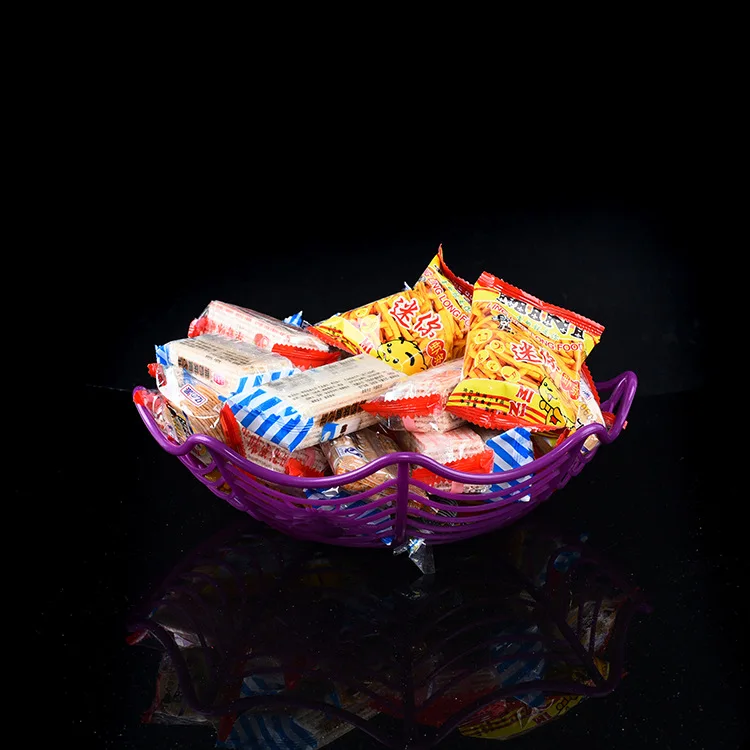 Halloween Spider Web Fruit Candy Plate Kids Children Trick or Treat Spiderweb Basket Bowl Party Decoration Props | Дом и сад