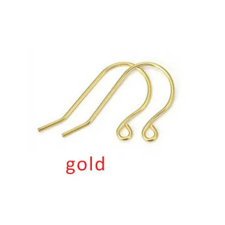 4 Gold 2 шт., 925 пробы, Silve, застежка для серег, фурнитура для изготовления ювелирных изделий, Заушник, аксессуары, сделай сам, для женщин, модные серьги, HandmadeSupplier - Цвет: 4 Gold