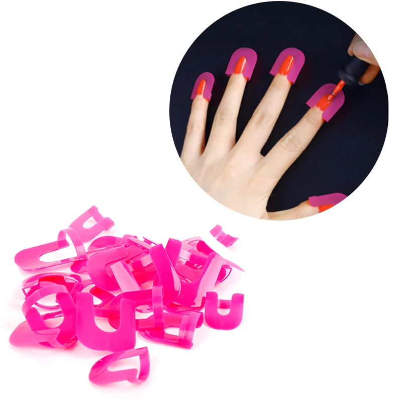 26 шт. маникюрные инструменты пластиковые шаблоны для защиты от затопления