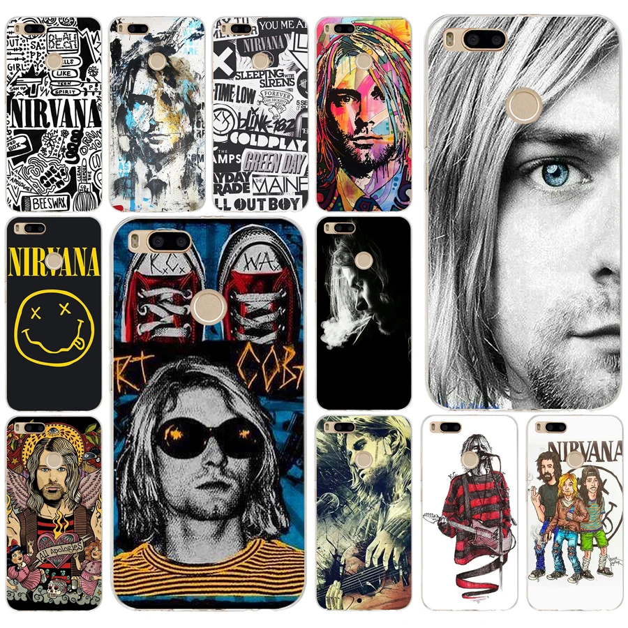 228AQ Nirvana Kurt Cobain Silicone Soft Tpu Cover phone Case for xiaomi redmi 4a 6a 4x note 5a pro mi a1 | Мобильные телефоны и