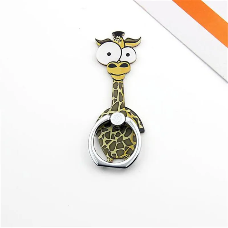 * Жираф зебра слон Животное палец кольцо держатель телефона мобильный телефон