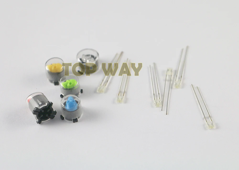 

30sets/lot Cool Skull Style ABXY LED light Buttons for Xbox one Xboxone Replacement Part