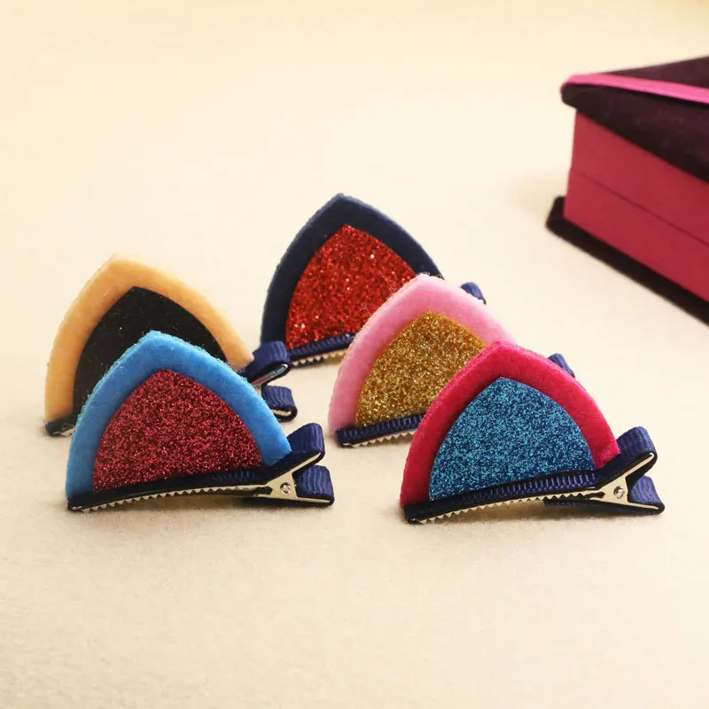 Горячая Распродажа 1 шт. заколка для волос с милыми кошачьими ушками девочек