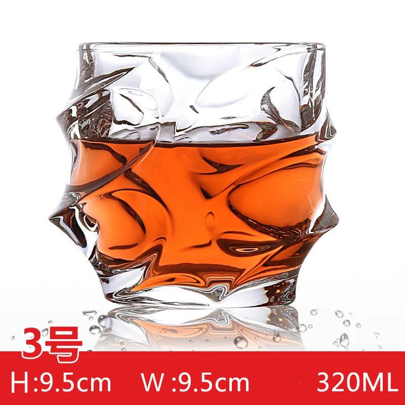 3 (320ml) Новинка, классические креативные хрустальные бокалы для вина, виски, костюм, индивидуальные европейские духи, пивной бар, стеклянная чашка, вечерние, для питья, для здоровья - Цвет: 3 (320ml)
