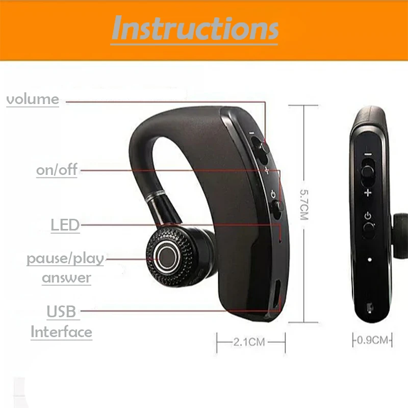 Bluetooth-наушники для Nissan Qashqai Opel Astra J H G Skoda Octavia A7 2 Volvo XC90 V70 Subaru | Автомобили и