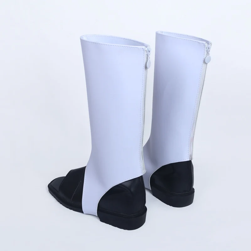Naruto Black White Pu Leather Shoes Uchiha Obito Carnival Cosplay Costume Halloween Boots New Free Shipping | Тематическая одежда