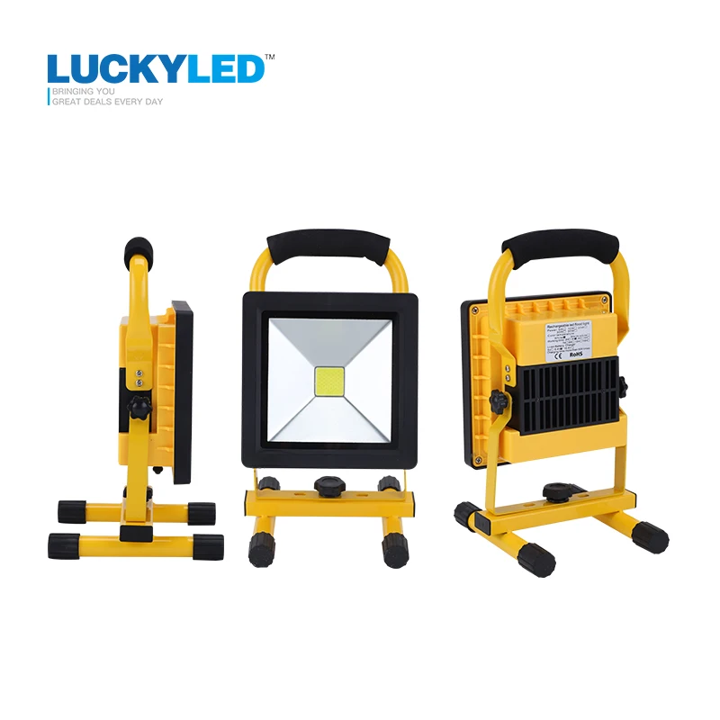 Светодиодный ультратонкий перезаряжаемый прожектор LUCKY водонепроницаемый