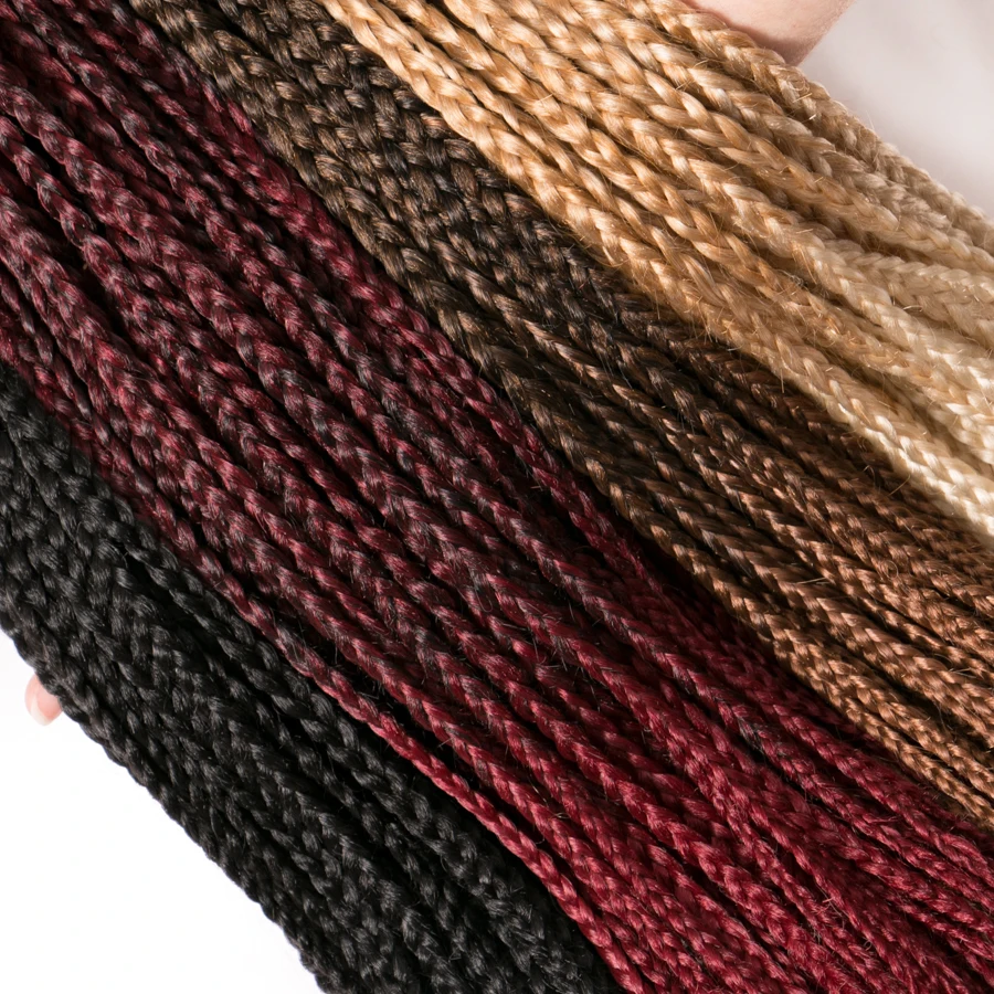 Накладные волосы в виде косичек VERVES Box накладные с эффектом омбре 22