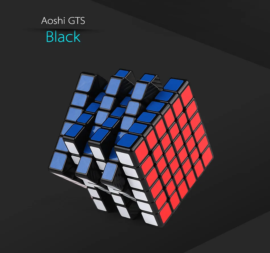MoYu AoShi GTS M/AoShi GTS 6x6x6 магнитная наклейка черный магический скоростной Куб Профессиональная головоломка cubo magico игрушки для детей