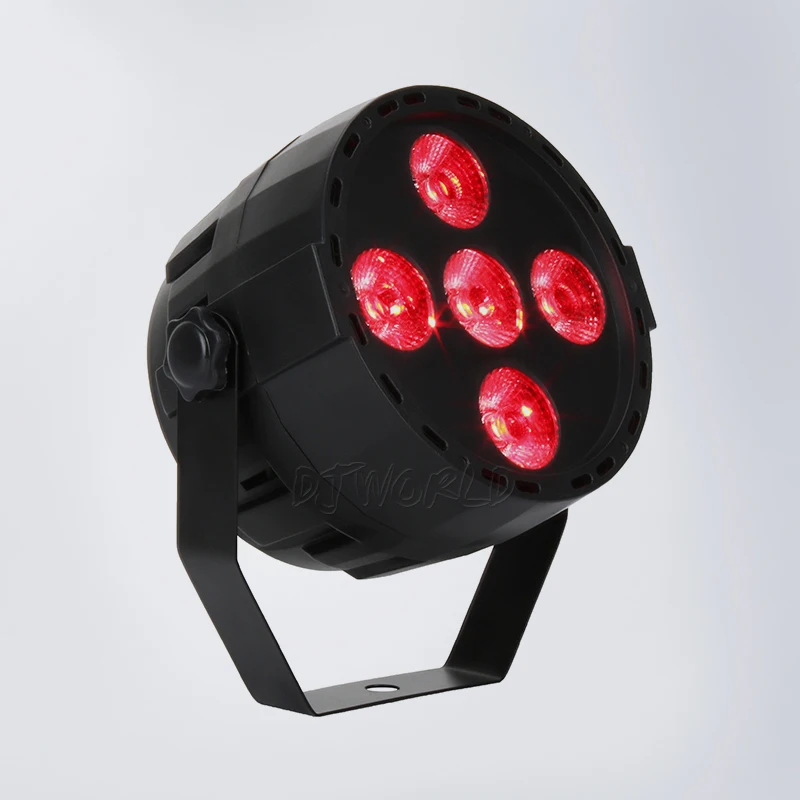 Мини светодиодный Par 5x10 Вт RGBW DMX512 сценический эффект Освещение для диско DJ для домашней вечеринки на день рождения танцпол рождественские украшения и клубов