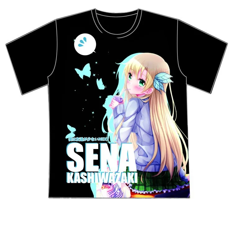 Японская хаганай следующий кашивазаки сена летняя Стильная Милая футболка аниме