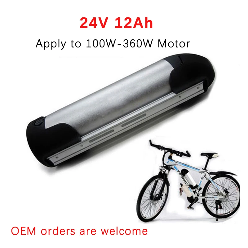 24V 12Ah 360W Electric Bike Bicycle Battery Lithium Ion Pack For Ebike Scooter Water Bottle Bafang | Спорт и развлечения