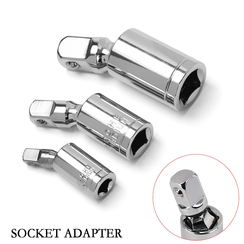 DAYFULI 1/4 &quot3/8&quot 1/2 &quotуниверсальный шарнир набор трещотки угол расширения бар