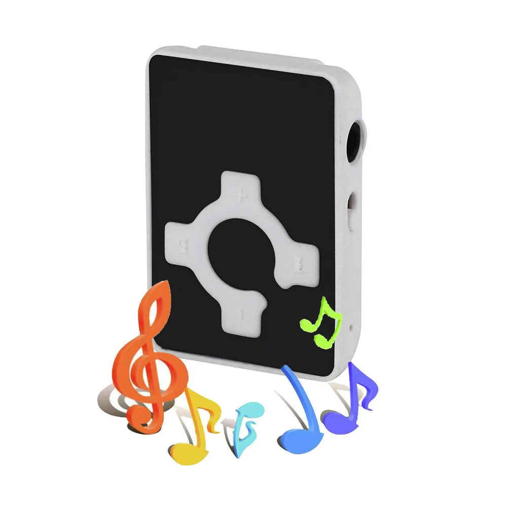 Клип Mini USB Mp3 Музыка Media Player Поддержка 32 ГБ микро карты памяти и гарнитура Micro SD/TF