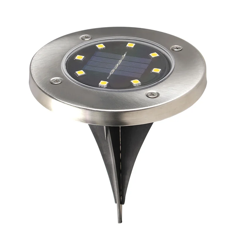 4 шт. в упаковке 8LED уличный светильник на солнечной энергии с палубы IP65