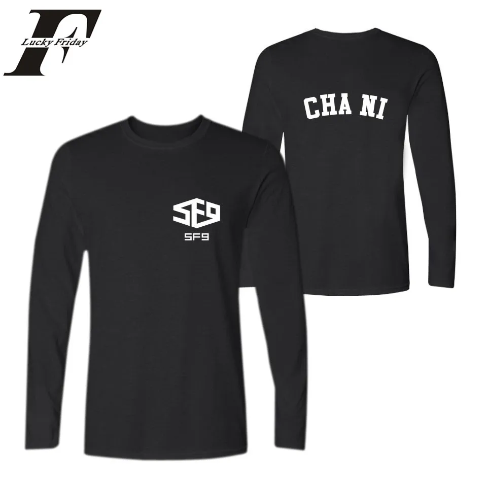 Новинка SF9 4xl белая футболка для девочек женская летняя повседневная Мужская