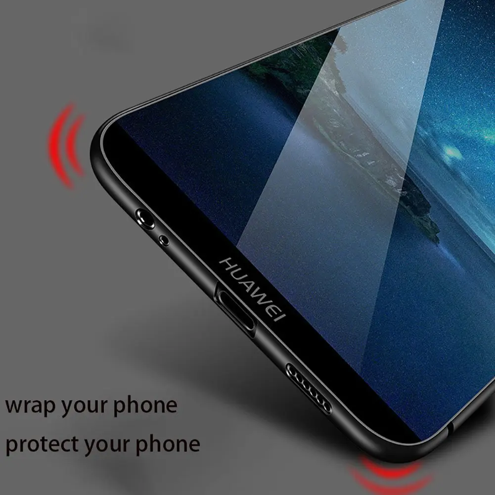 Silicone Slim Soft TPU phone Case for Huawei P10 P9 P8 Lite mini 2017 honor 8 9 lite 6C Pro 6X P Smart Matte cover | Мобильные