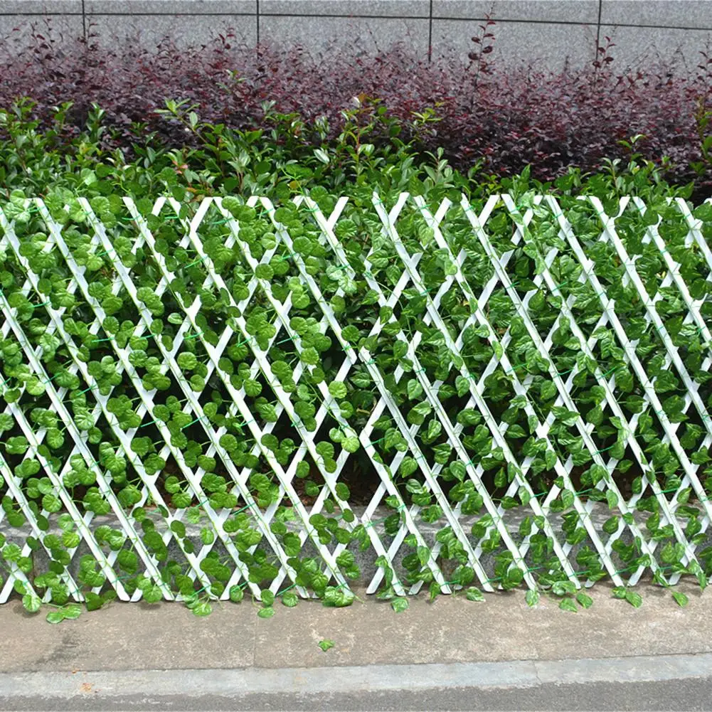 55cm Retractable Fence Extendable Instant Outdoor Wooden Garden Balcony Vine Frame Wedding Props Decoration | Дом и сад